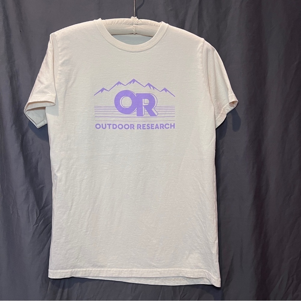 Outdoor Research White T-Shirt Unisex Size Small